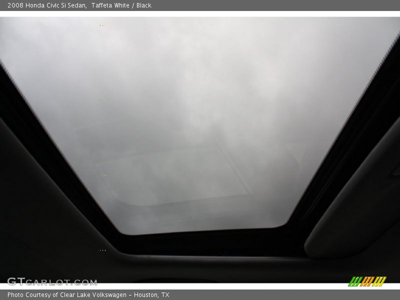 Taffeta White / Black 2008 Honda Civic Si Sedan