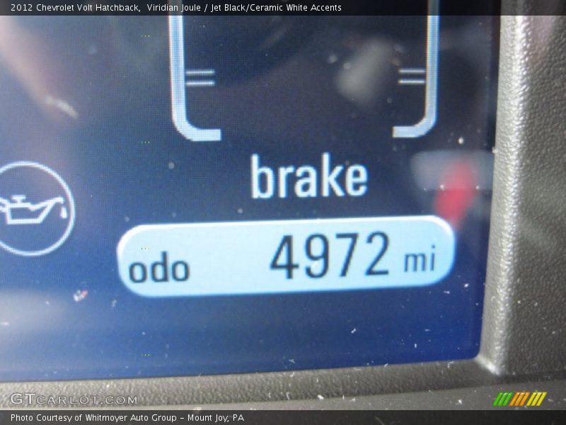 Viridian Joule / Jet Black/Ceramic White Accents 2012 Chevrolet Volt Hatchback