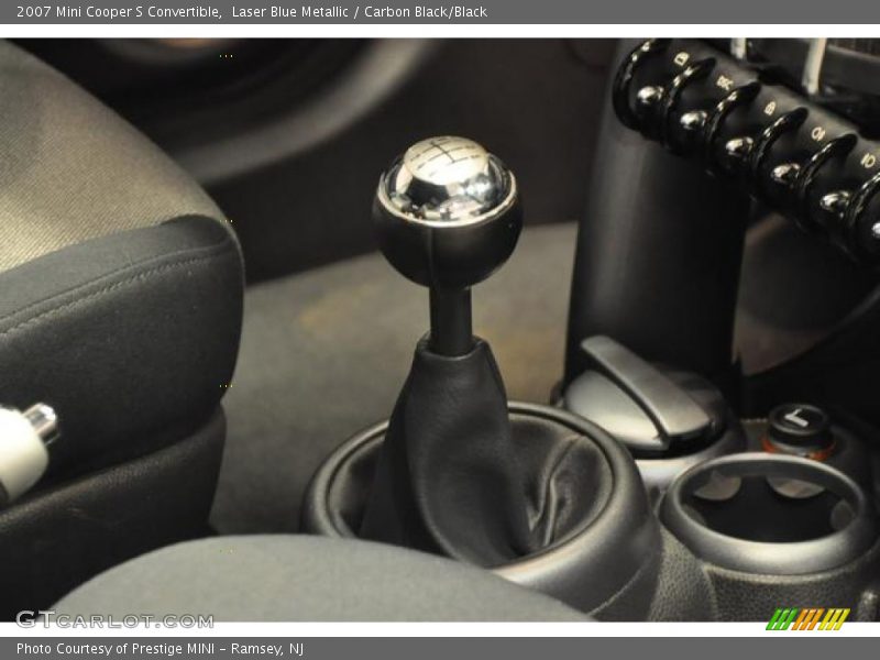 Laser Blue Metallic / Carbon Black/Black 2007 Mini Cooper S Convertible