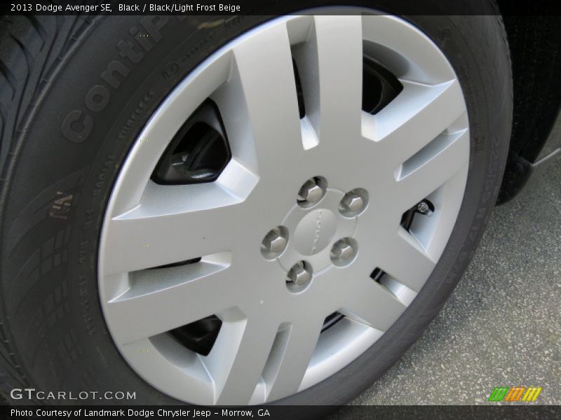 Black / Black/Light Frost Beige 2013 Dodge Avenger SE