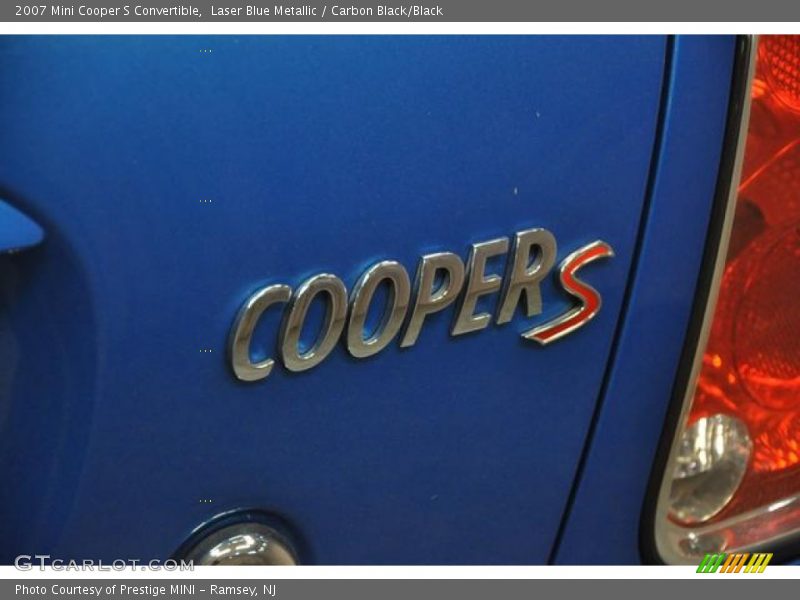 Laser Blue Metallic / Carbon Black/Black 2007 Mini Cooper S Convertible