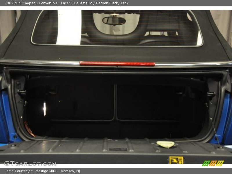 Laser Blue Metallic / Carbon Black/Black 2007 Mini Cooper S Convertible