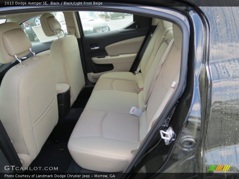 Black / Black/Light Frost Beige 2013 Dodge Avenger SE