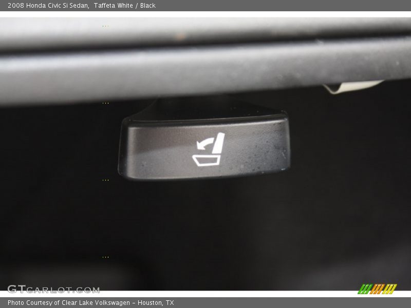 Taffeta White / Black 2008 Honda Civic Si Sedan