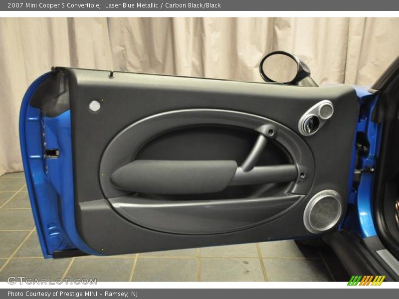 Laser Blue Metallic / Carbon Black/Black 2007 Mini Cooper S Convertible