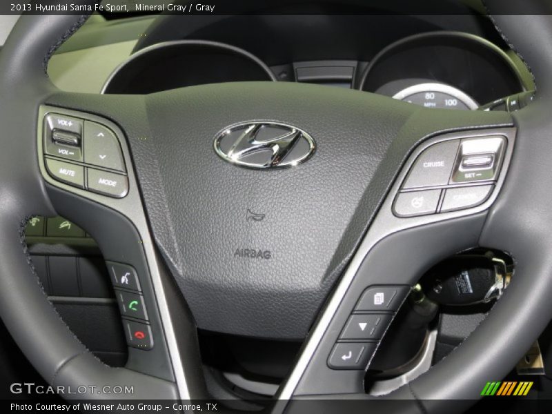Mineral Gray / Gray 2013 Hyundai Santa Fe Sport