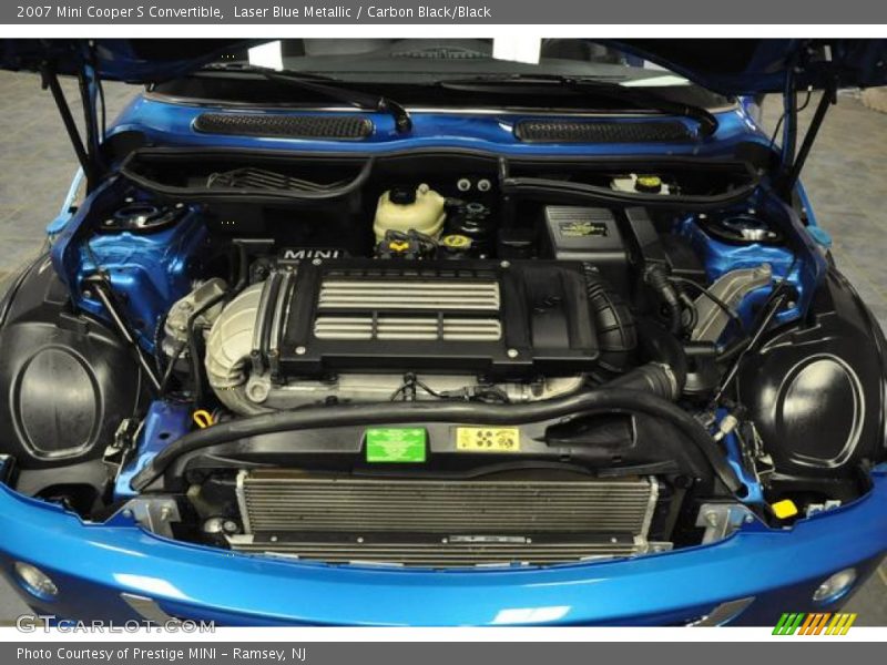 Laser Blue Metallic / Carbon Black/Black 2007 Mini Cooper S Convertible