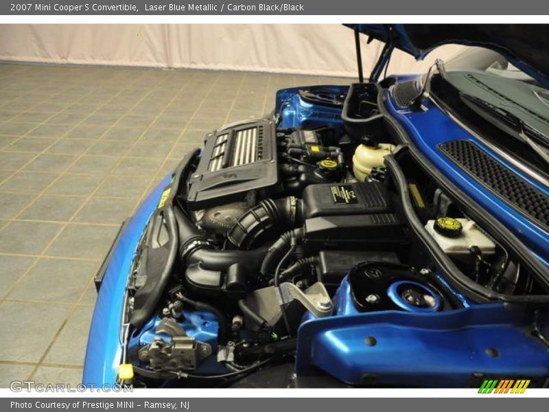 Laser Blue Metallic / Carbon Black/Black 2007 Mini Cooper S Convertible