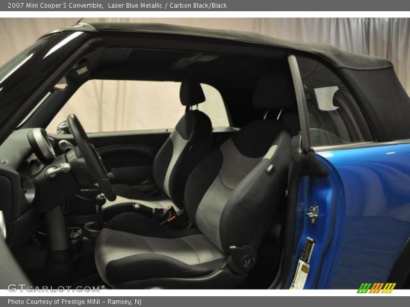 Laser Blue Metallic / Carbon Black/Black 2007 Mini Cooper S Convertible