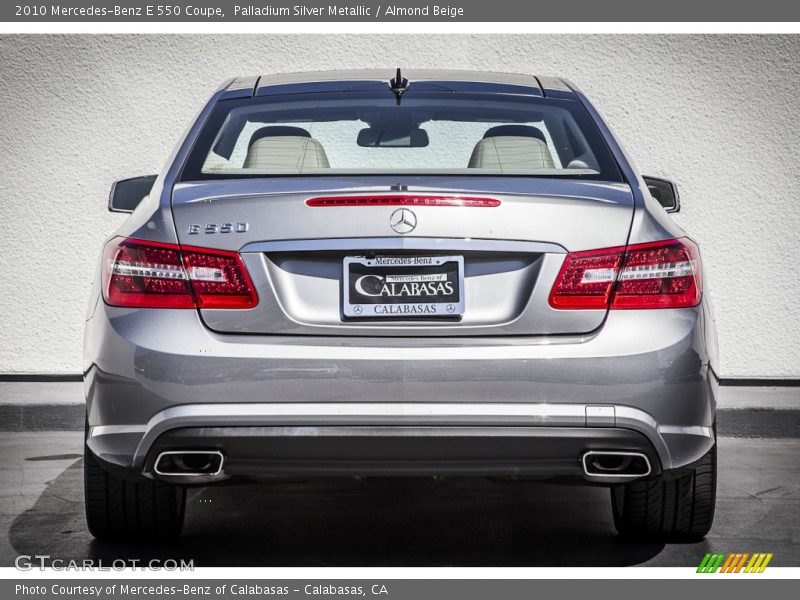 Palladium Silver Metallic / Almond Beige 2010 Mercedes-Benz E 550 Coupe