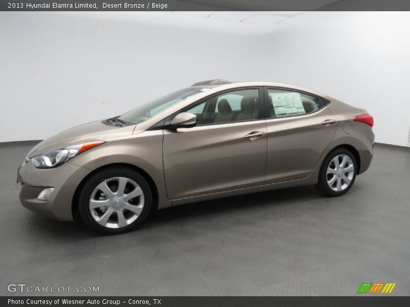 Desert Bronze / Beige 2013 Hyundai Elantra Limited
