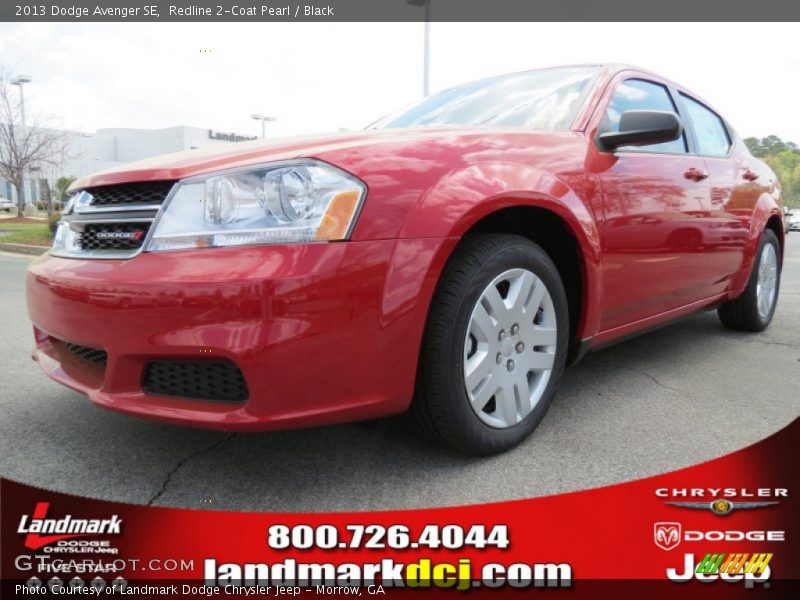 Redline 2-Coat Pearl / Black 2013 Dodge Avenger SE