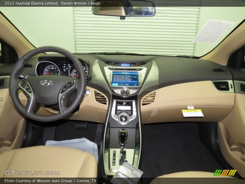 Desert Bronze / Beige 2013 Hyundai Elantra Limited