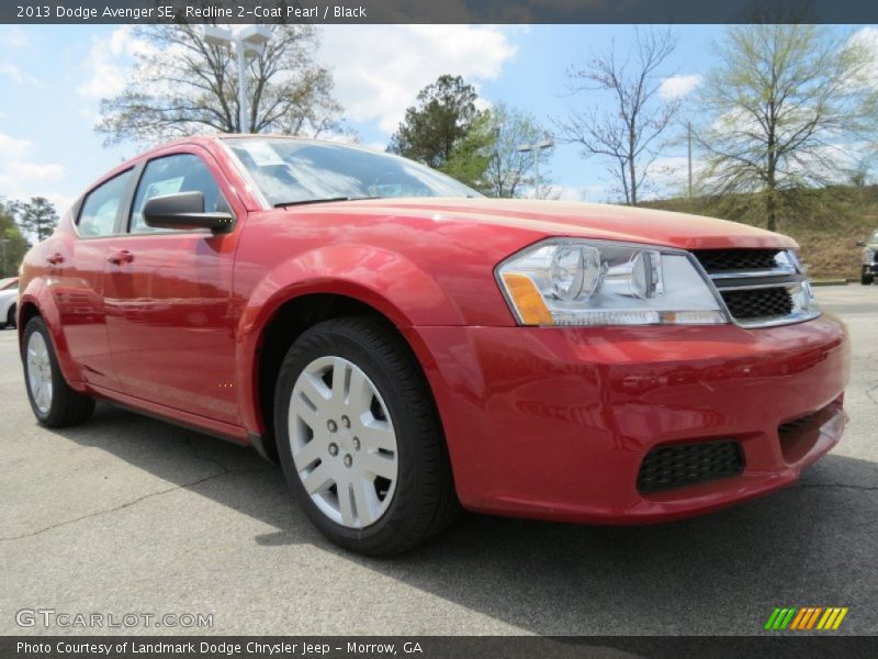 Redline 2-Coat Pearl / Black 2013 Dodge Avenger SE