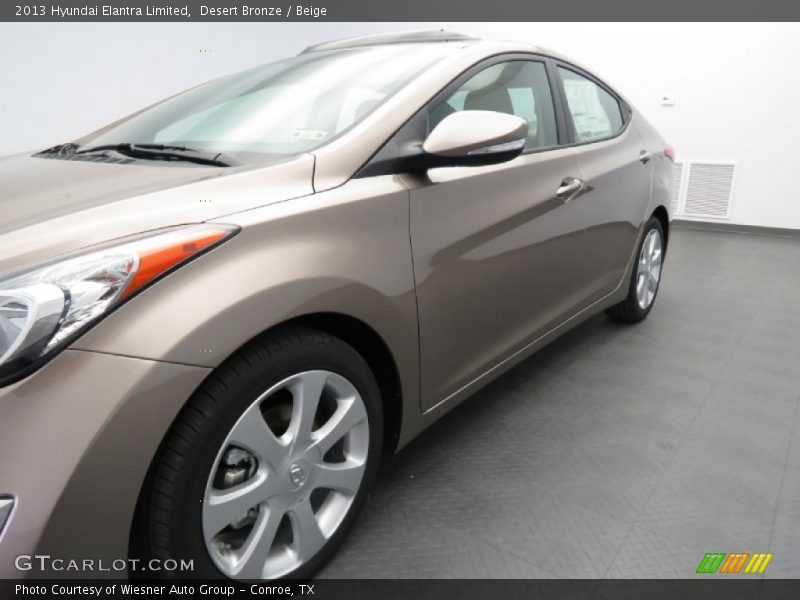 Desert Bronze / Beige 2013 Hyundai Elantra Limited