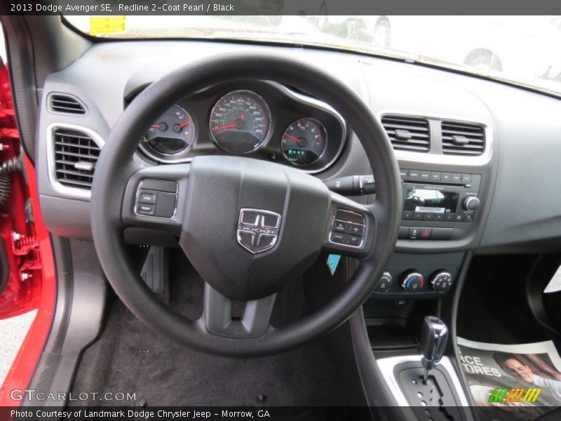 Redline 2-Coat Pearl / Black 2013 Dodge Avenger SE