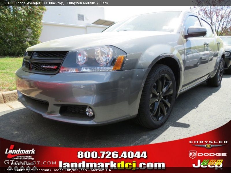 Tungsten Metallic / Black 2013 Dodge Avenger SXT Blacktop