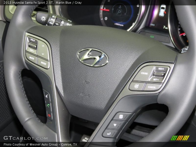 Marlin Blue / Gray 2013 Hyundai Santa Fe Sport 2.0T