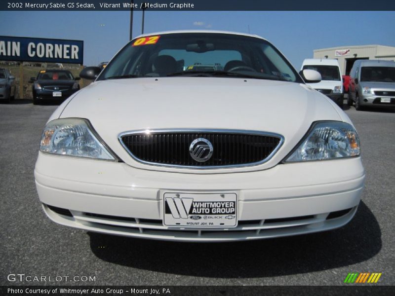 Vibrant White / Medium Graphite 2002 Mercury Sable GS Sedan