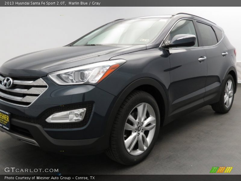 Marlin Blue / Gray 2013 Hyundai Santa Fe Sport 2.0T