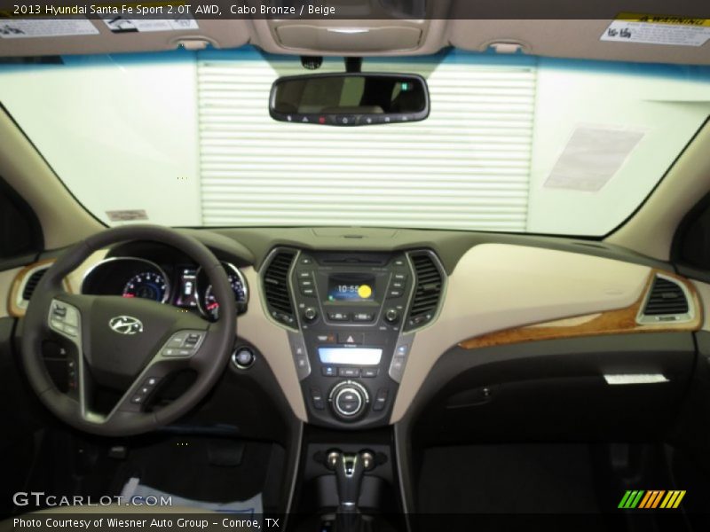 Cabo Bronze / Beige 2013 Hyundai Santa Fe Sport 2.0T AWD