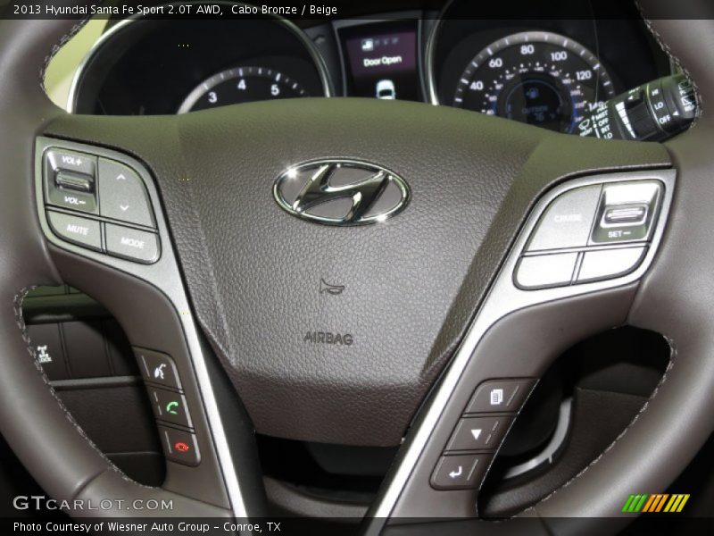Cabo Bronze / Beige 2013 Hyundai Santa Fe Sport 2.0T AWD