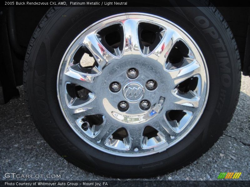 Platinum Metallic / Light Neutral 2005 Buick Rendezvous CXL AWD