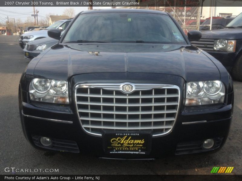 Brilliant Black / Dark Slate Gray/Light Graystone 2007 Chrysler 300 Touring