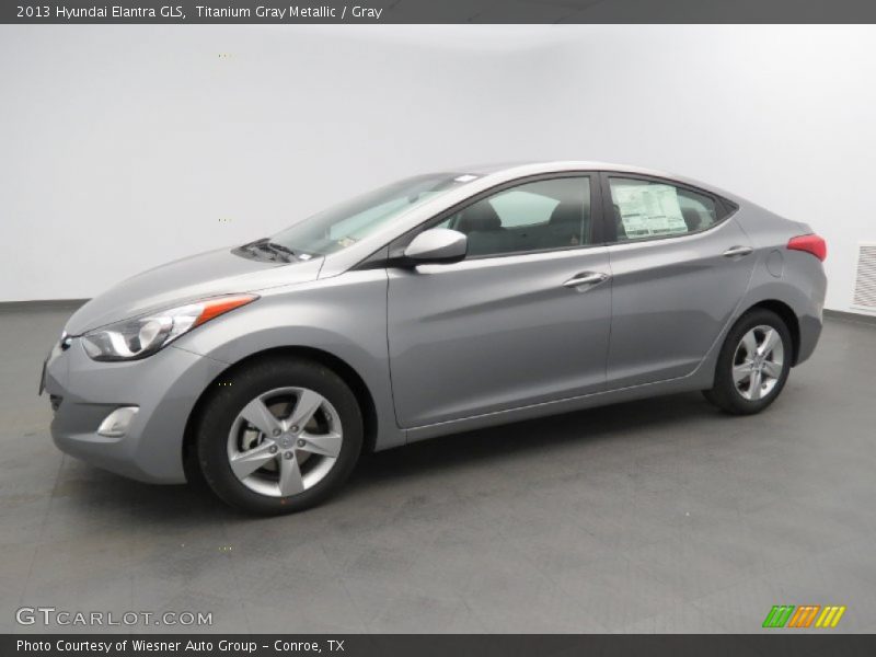 Titanium Gray Metallic / Gray 2013 Hyundai Elantra GLS