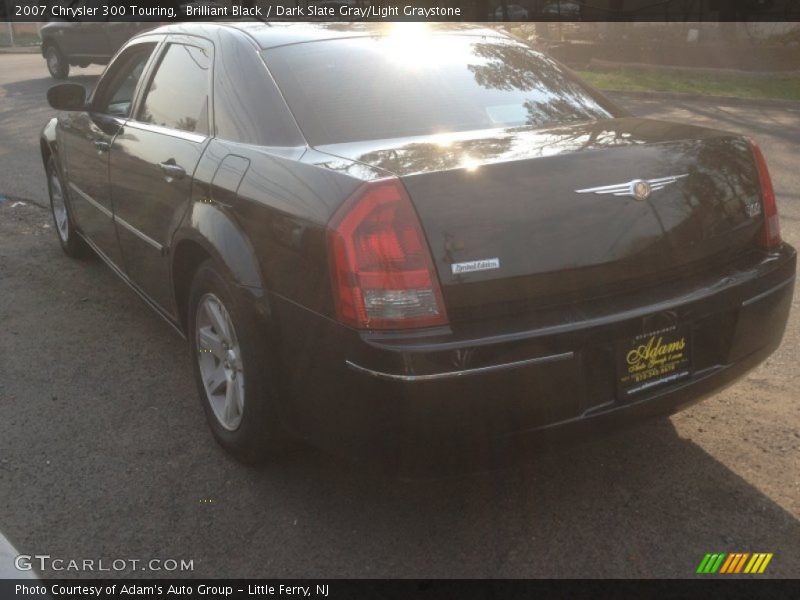 Brilliant Black / Dark Slate Gray/Light Graystone 2007 Chrysler 300 Touring