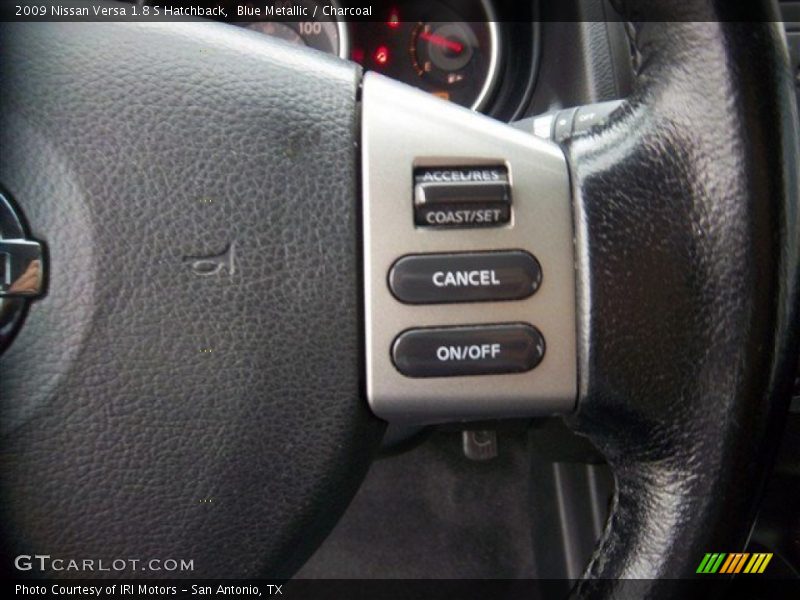 Blue Metallic / Charcoal 2009 Nissan Versa 1.8 S Hatchback