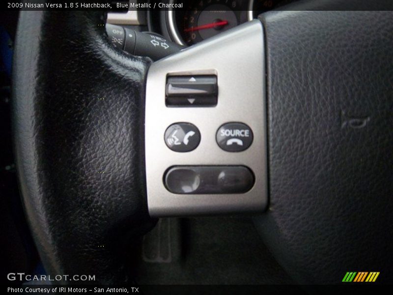 Blue Metallic / Charcoal 2009 Nissan Versa 1.8 S Hatchback