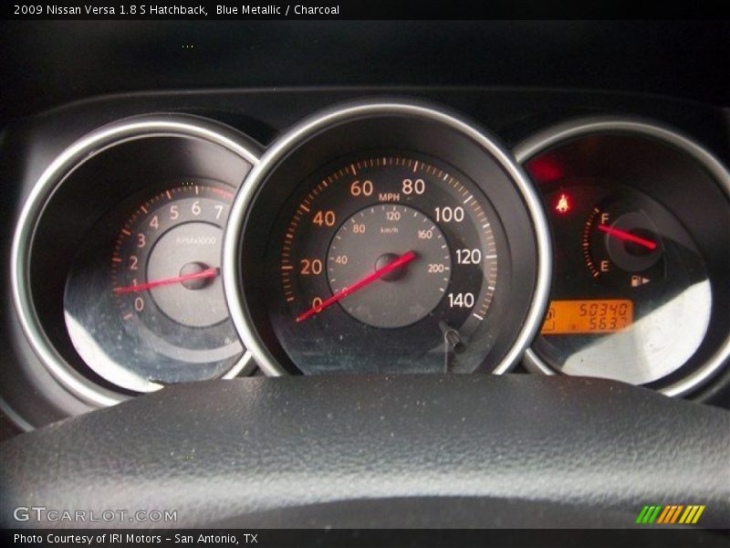 Blue Metallic / Charcoal 2009 Nissan Versa 1.8 S Hatchback