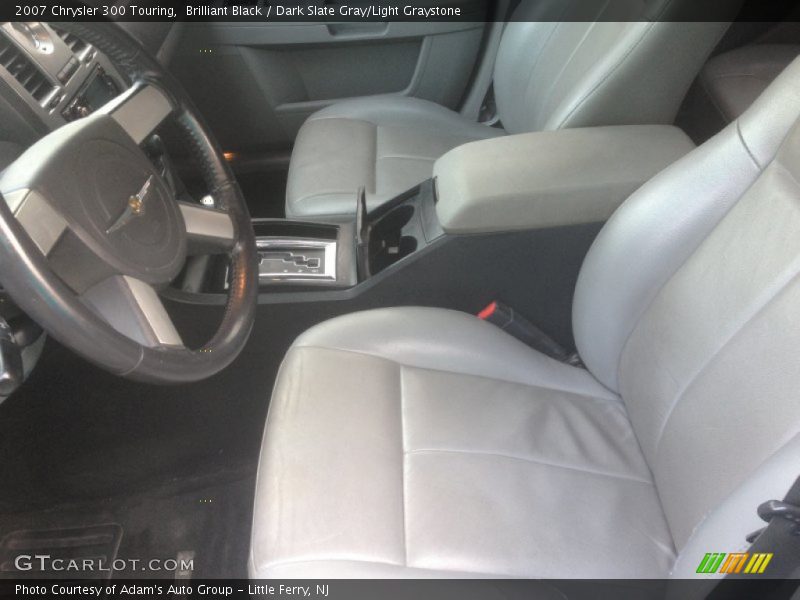 Brilliant Black / Dark Slate Gray/Light Graystone 2007 Chrysler 300 Touring