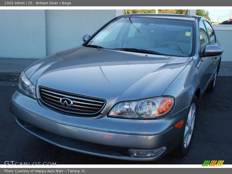Brilliant Silver / Beige 2003 Infiniti I 35