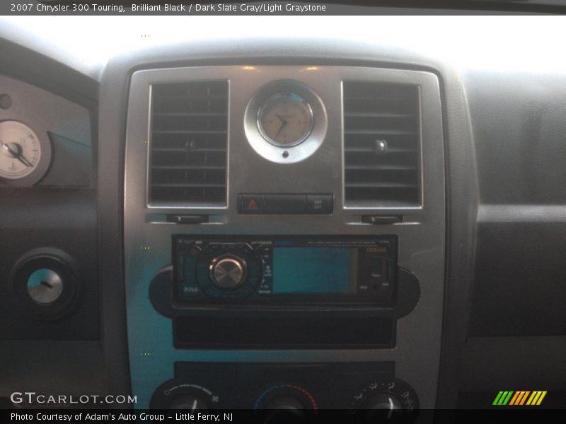 Brilliant Black / Dark Slate Gray/Light Graystone 2007 Chrysler 300 Touring