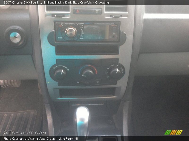 Brilliant Black / Dark Slate Gray/Light Graystone 2007 Chrysler 300 Touring