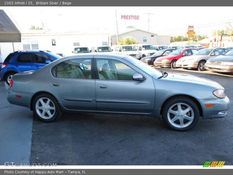 Brilliant Silver / Beige 2003 Infiniti I 35