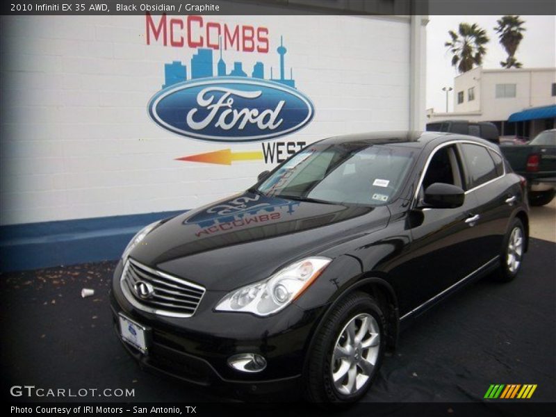 Black Obsidian / Graphite 2010 Infiniti EX 35 AWD