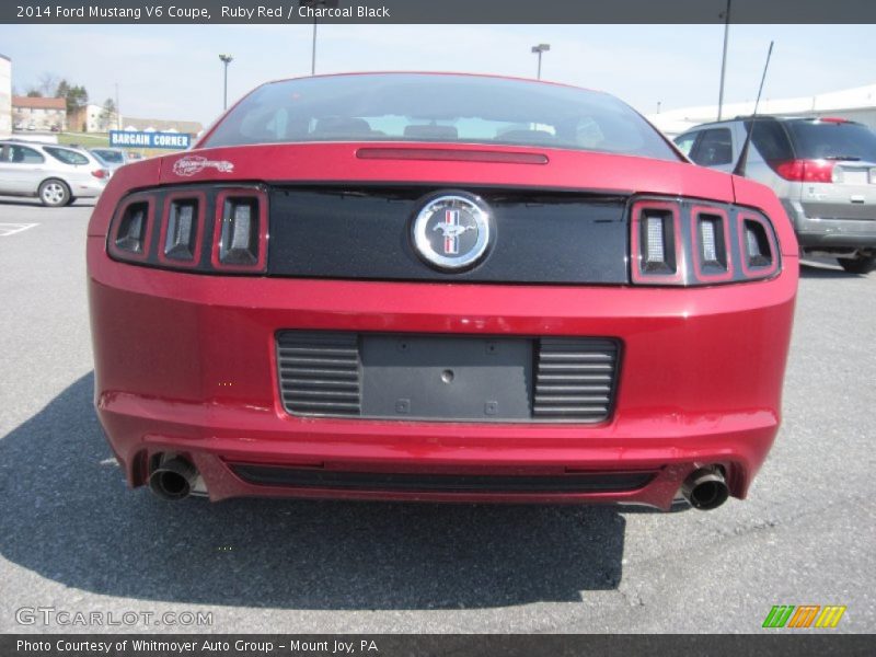 Ruby Red / Charcoal Black 2014 Ford Mustang V6 Coupe