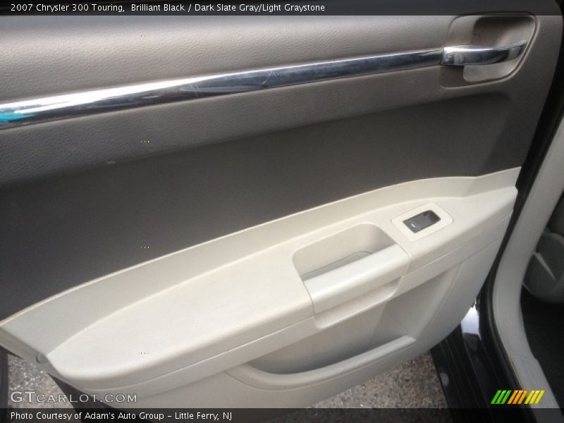 Brilliant Black / Dark Slate Gray/Light Graystone 2007 Chrysler 300 Touring