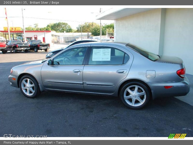 Brilliant Silver / Beige 2003 Infiniti I 35