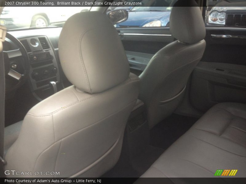Brilliant Black / Dark Slate Gray/Light Graystone 2007 Chrysler 300 Touring