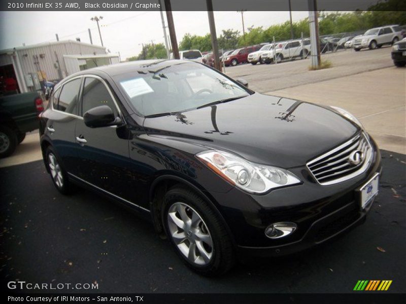 Black Obsidian / Graphite 2010 Infiniti EX 35 AWD