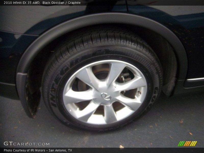 Black Obsidian / Graphite 2010 Infiniti EX 35 AWD