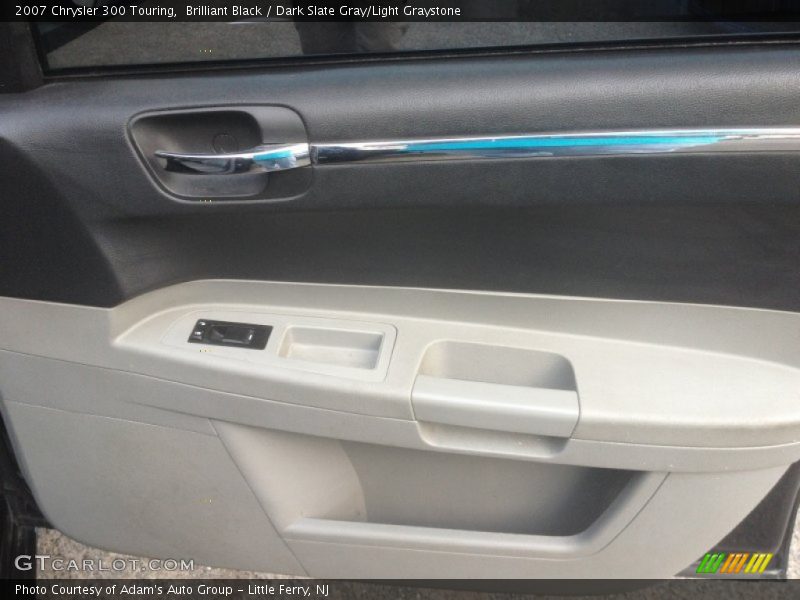 Brilliant Black / Dark Slate Gray/Light Graystone 2007 Chrysler 300 Touring