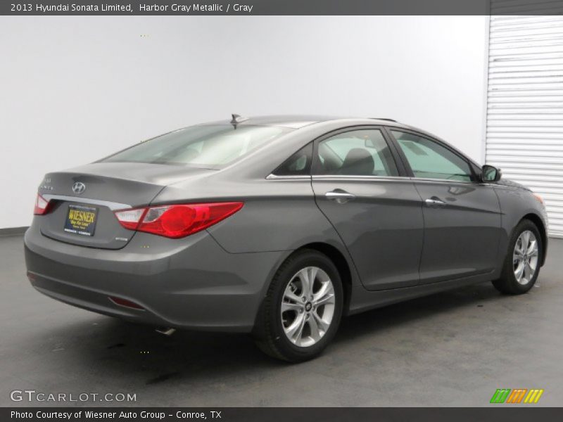 Harbor Gray Metallic / Gray 2013 Hyundai Sonata Limited