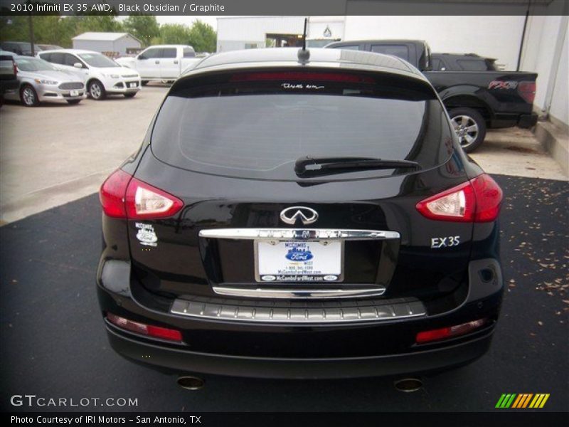 Black Obsidian / Graphite 2010 Infiniti EX 35 AWD