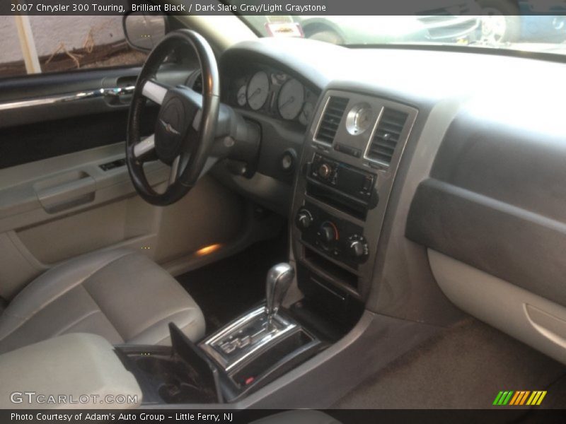 Brilliant Black / Dark Slate Gray/Light Graystone 2007 Chrysler 300 Touring