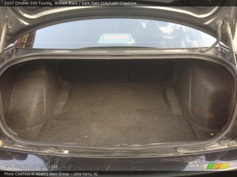 Brilliant Black / Dark Slate Gray/Light Graystone 2007 Chrysler 300 Touring